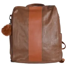 Allure Anti-Theft Handbag Brown Front